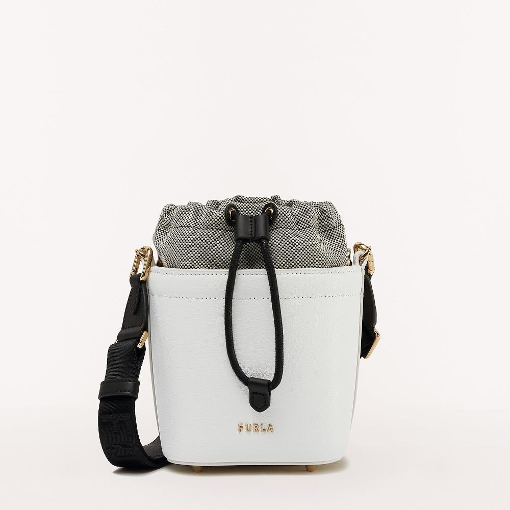 Furla Vertigine Mini Bags White Black Women South Africa GB9076258